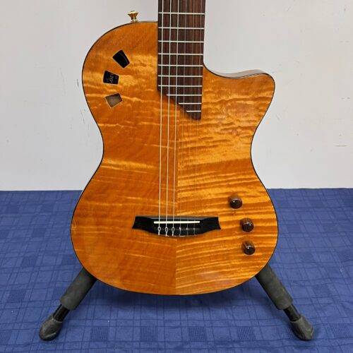 Used Cordoba Stage Nylon String Classical Acoustic Electric Guitar - Image 6