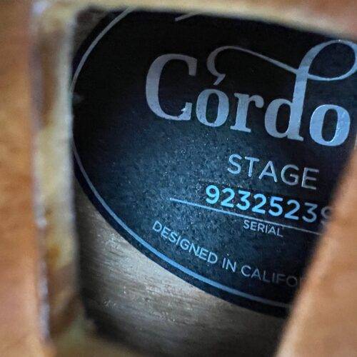 Used Cordoba Stage Nylon String Classical Acoustic Electric Guitar - Image 7