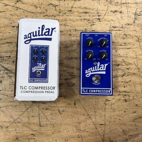 Used Aguilar TLC Compressor Compression Bass Guitar Pedal with Original Box
