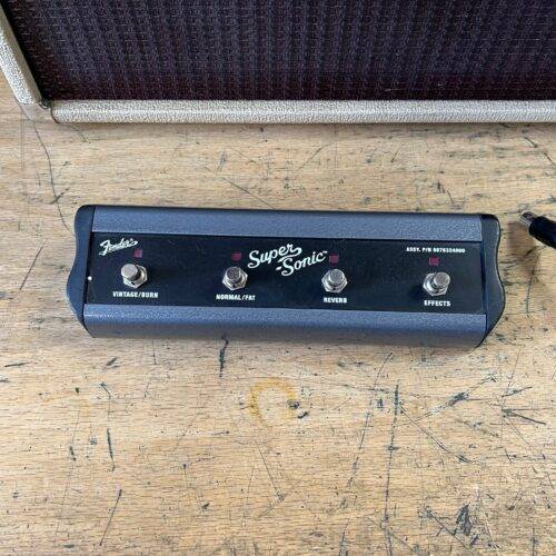 Used Fender Super Sonic 22 Tube Guitar Amp Amplifier with Footswitch Made in the USA - Image 7