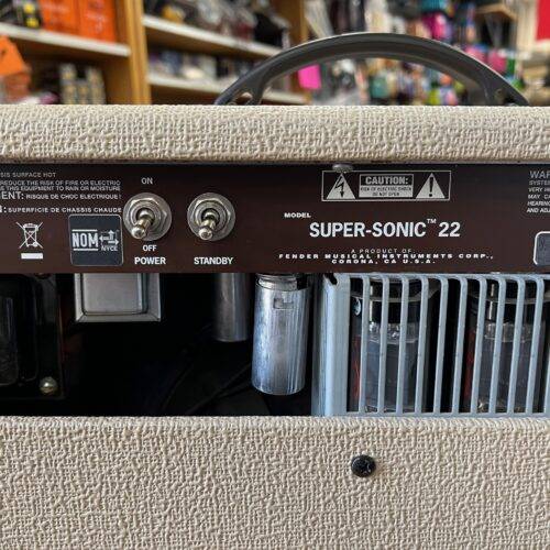 Used Fender Super Sonic 22 Tube Guitar Amp Amplifier with Footswitch Made in the USA - Image 13