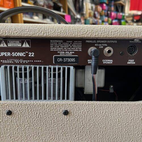 Used Fender Super Sonic 22 Tube Guitar Amp Amplifier with Footswitch Made in the USA - Image 14