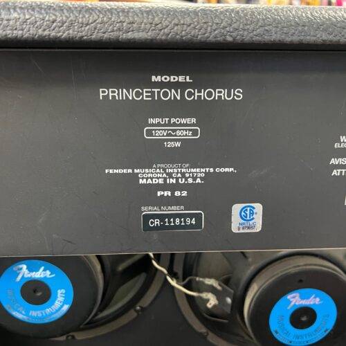 Used Fender Princeton Chorus Guitar Amp Amplifier Made in the USA - Image 11