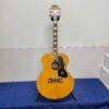 Vintage Dixon Model 758 Jumbo Acoustic Guitar Made in Japan J-200 Copy 1970's