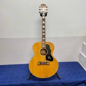 Vintage Dixon Model 758 Jumbo Acoustic Guitar Made in Japan J-200 Copy 1970's