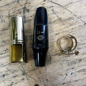 Used Selmer S80 C* Baritone Bari Sax Saxophone Mouthpiece with Ligature and Cap