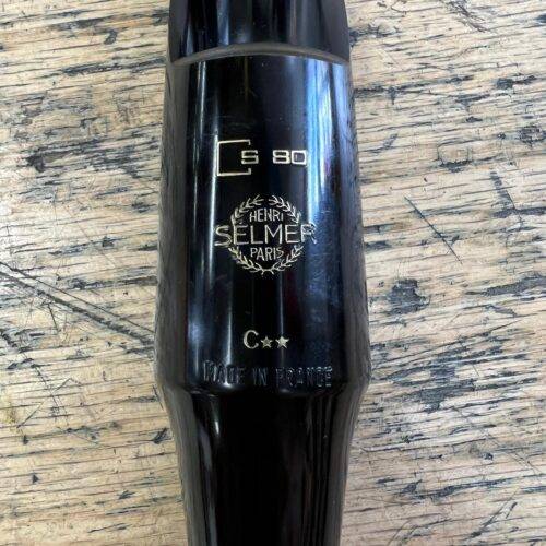 Used Selmer S80 C* Baritone Bari Sax Saxophone Mouthpiece with Ligature and Cap - Image 3