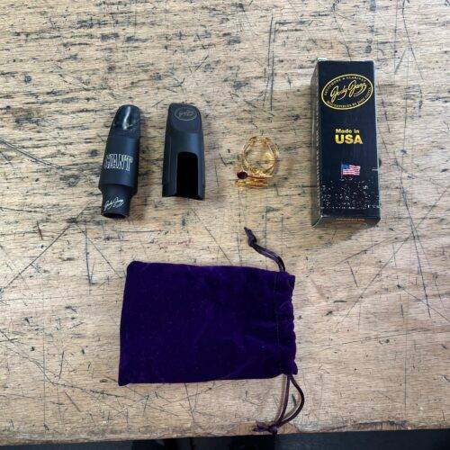 Used Jody Jazz Giant Tenor Sax Saxophone 7* Mouthpiece with Original Box Cap and Ligature