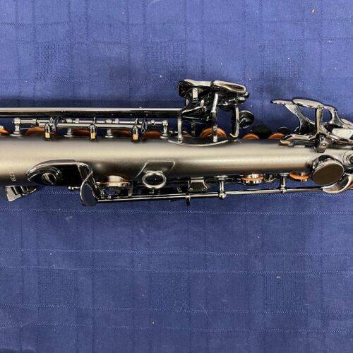 Used Cannonball Global Series Big Bell black lacquer Bb Soprano Sax Saxophone with Original Case and Two Necks - Image 13
