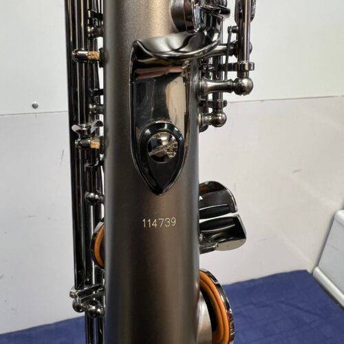 Used Cannonball Global Series Big Bell black lacquer Bb Soprano Sax Saxophone with Original Case and Two Necks - Image 19