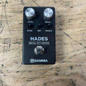 Used Gamma Hades Metal Distortion Guitar Effects Pedal