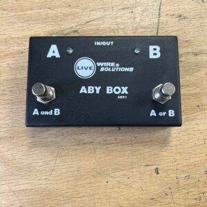 Used Live Wire ABY1 Guitar Footswitch Pedal