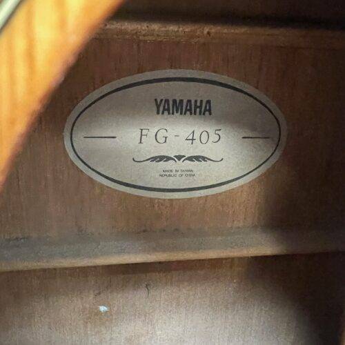 Used Yamaha FG-405 6-String Acoustic Guitar with Case - Image 12