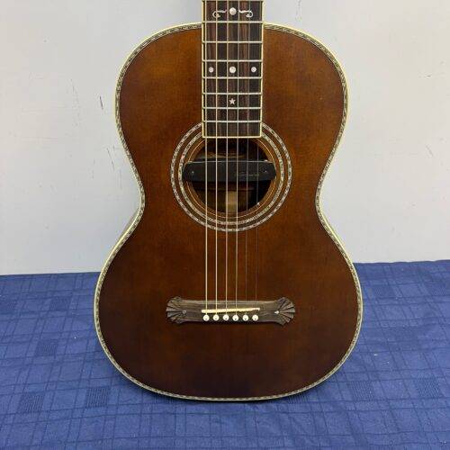Used Washburn R314KK Spruce/Trembesi Parlor Acoustic Guitar with Original Case - Image 7