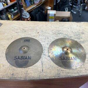 Used Sabian B8 14" Hats Hi Hat Cymbals