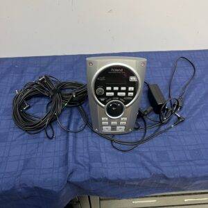 Used Roland TD-15 V-Drums Drum Sound Module Brain with AC Adapter and Cables