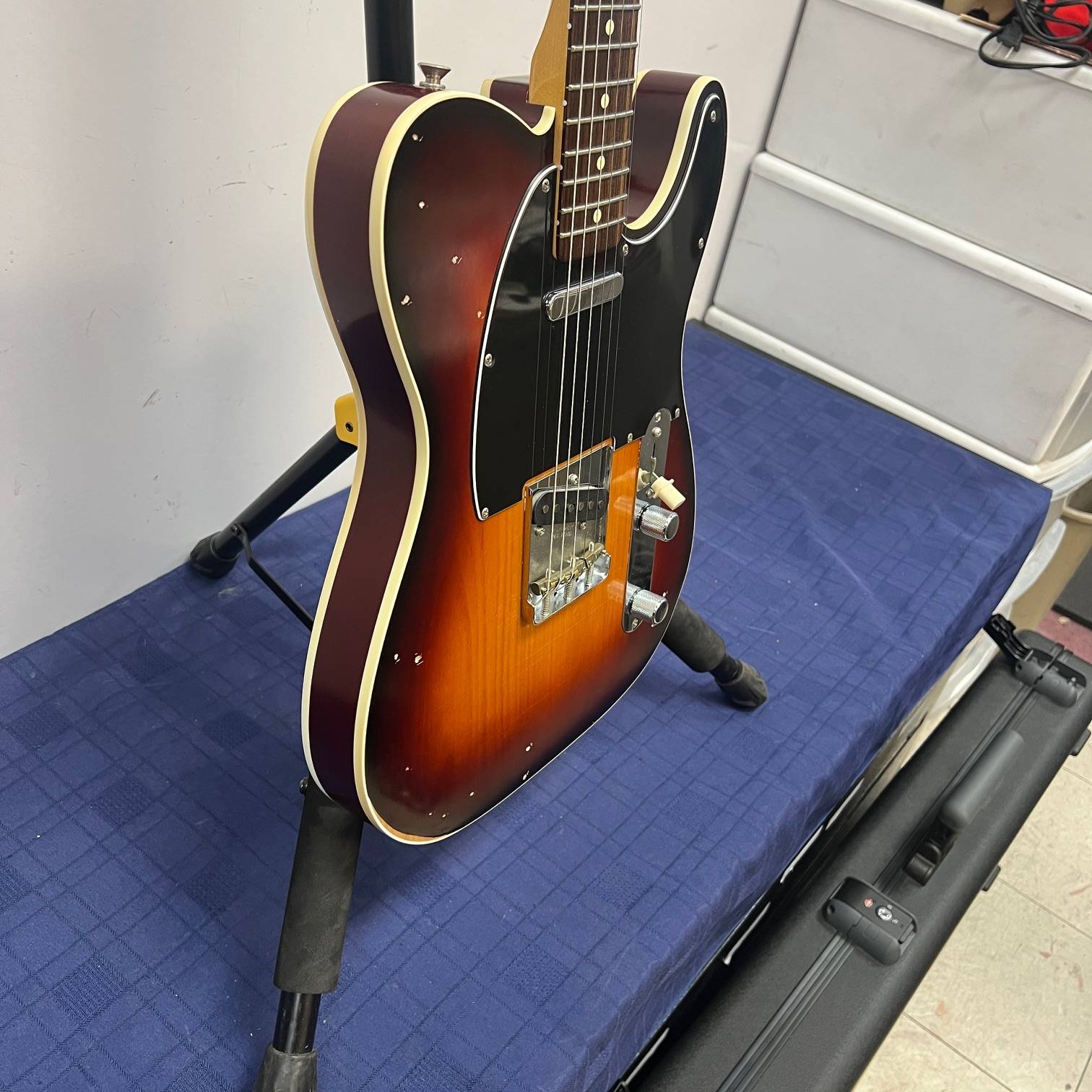 Used Fender Jason Isbell Custom Tele Telecaster Electric Guitar with Hardshell Case Chocolate Burst - Image 11