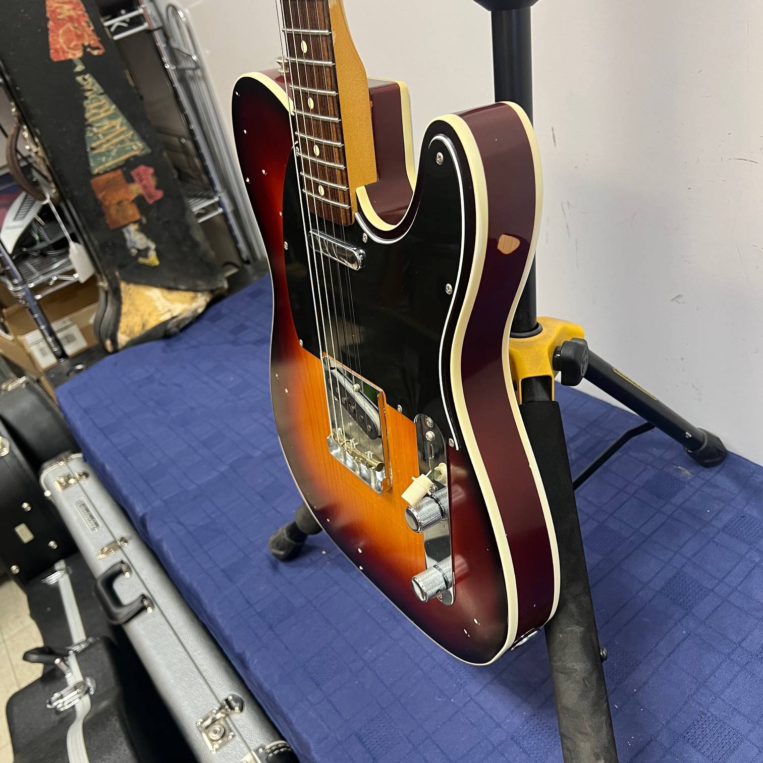 Used Fender Jason Isbell Custom Tele Telecaster Electric Guitar with Hardshell Case Chocolate Burst - Image 12