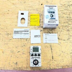 Used Zoom Multi Stomp MS-50G Single Stompbox for Guitar Pedal with Original Box