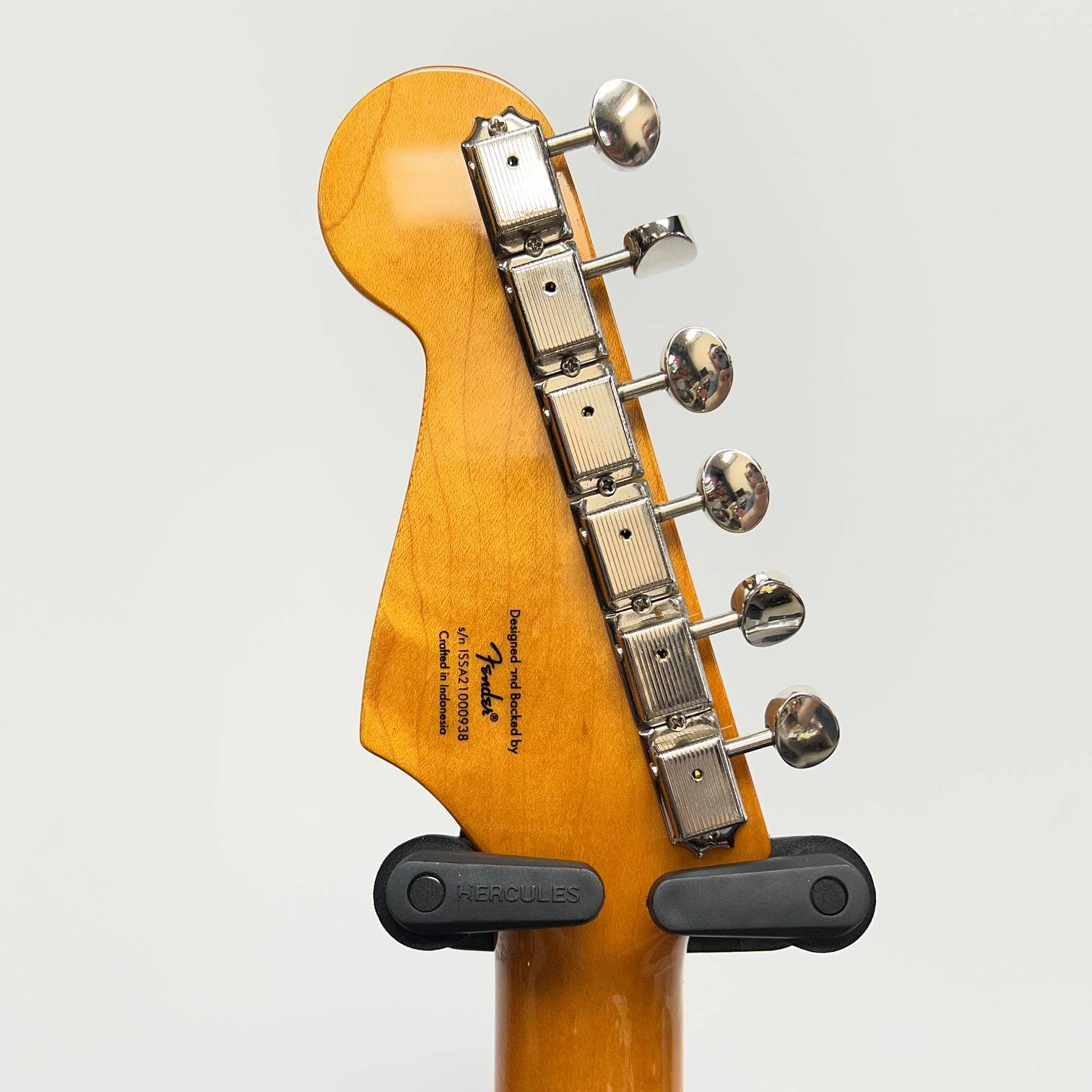 Used 2021 Squier Classic Vibe '50's Strat Stratocaster Electric Guitar Maple Fingerboard Fiesta Red - Image 13