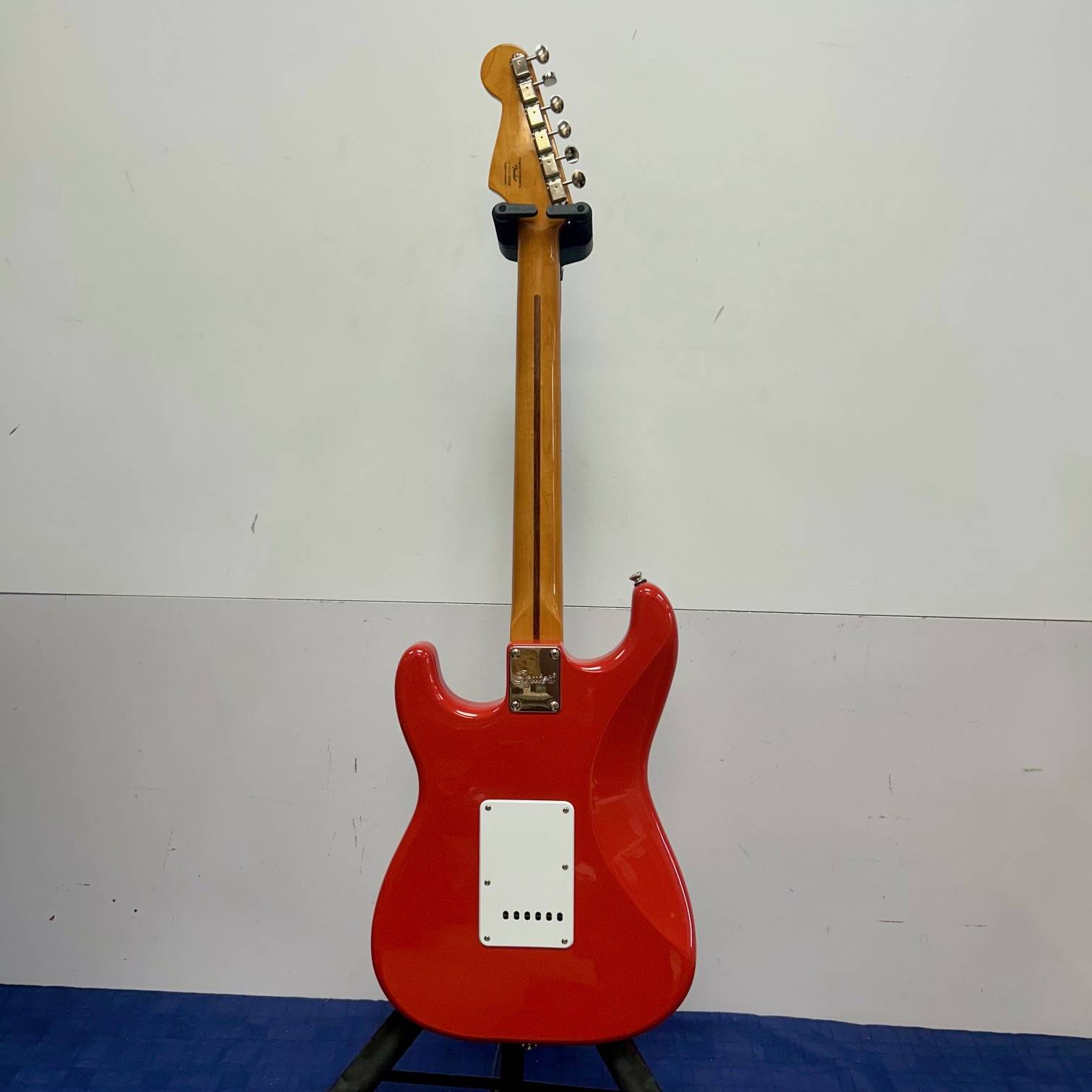 Used 2021 Squier Classic Vibe '50's Strat Stratocaster Electric Guitar Maple Fingerboard Fiesta Red - Image 11