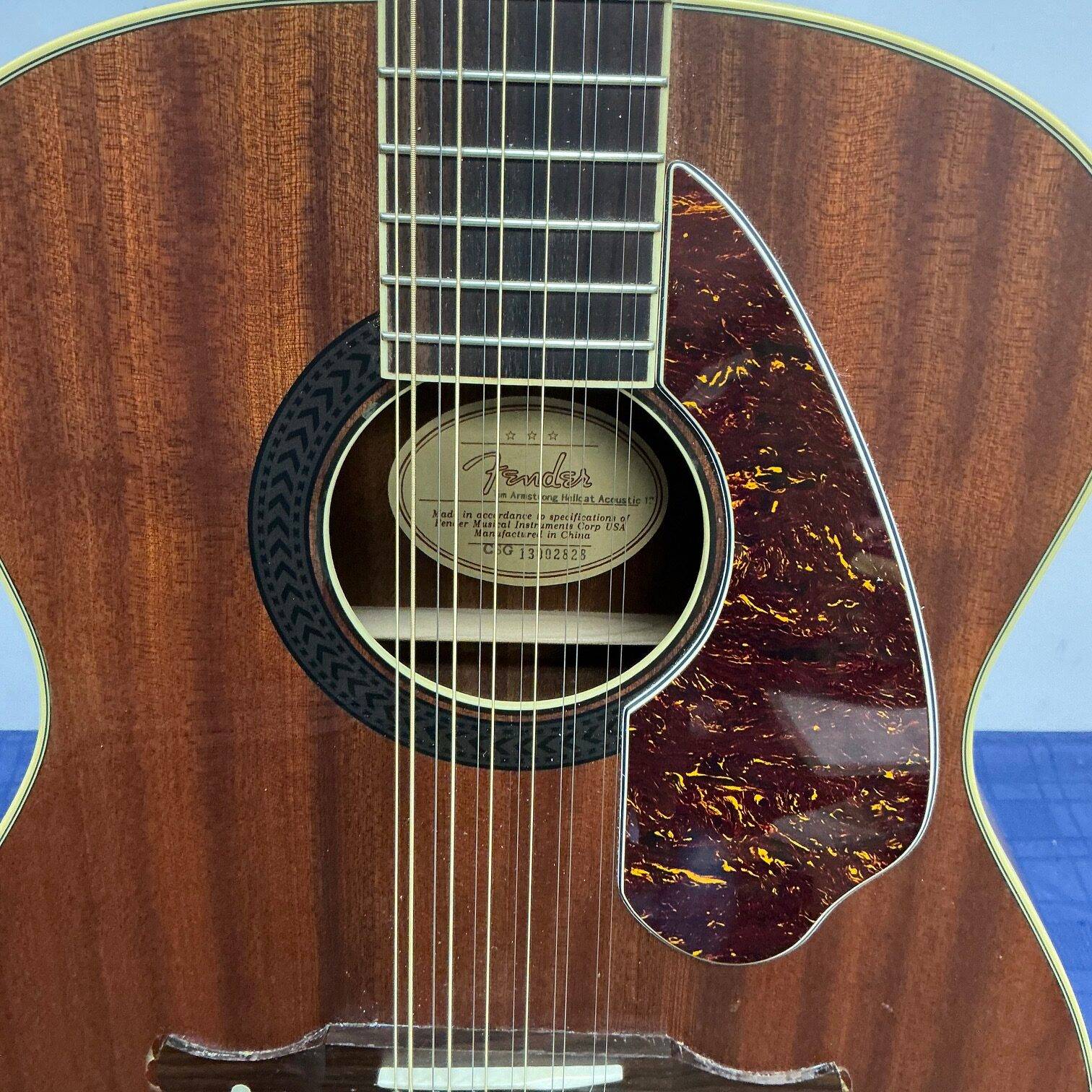 Used Fender Tim Armstrong Hellcat Acoustic 12 12-String Acoustic Electric Guitar - Image 8