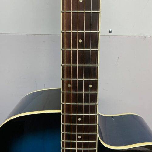 Used Ibanez V70CE-TBS Acoustic Electric Dreadnought Guitar Transparent Blue - Image 5