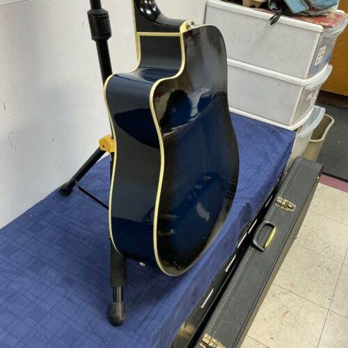 Used Ibanez V70CE-TBS Acoustic Electric Dreadnought Guitar Transparent Blue - Image 15