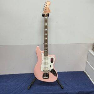 Used Squier Classic Vibe Bass VI Electric Guitar Shell Pink 2021