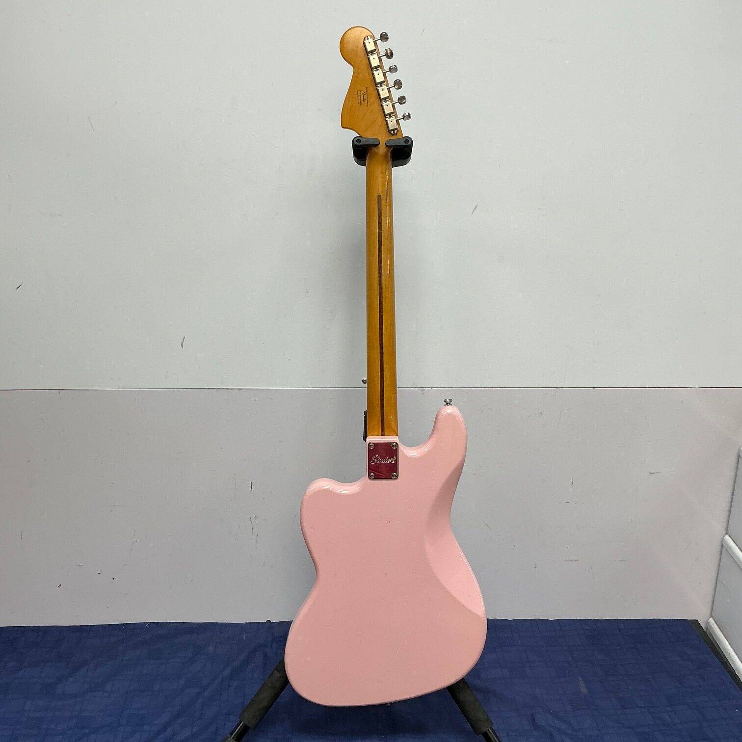 Used Squier Classic Vibe Bass VI Electric Guitar Shell Pink 2021 - Image 13