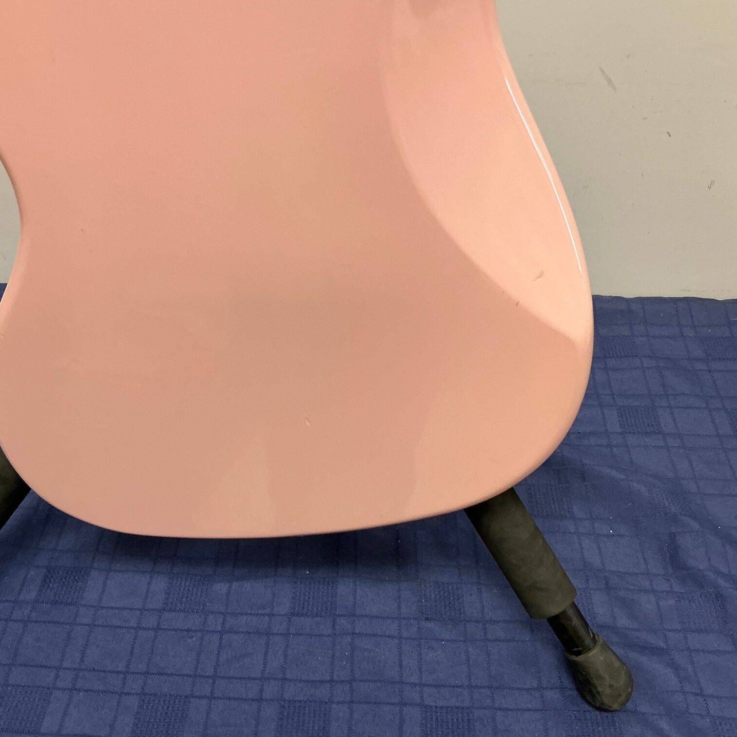 Used Squier Classic Vibe Bass VI Electric Guitar Shell Pink 2021 - Image 20