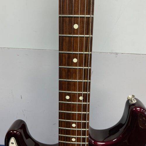 Used Fender Standard Lefty Left Handed Strat Stratocaster Electric Guitar Made in Mexico 2006 60th Anniversary Midnight Wine - Image 5