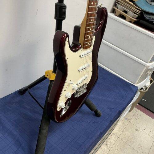 Used Fender Standard Lefty Left Handed Strat Stratocaster Electric Guitar Made in Mexico 2006 60th Anniversary Midnight Wine - Image 9