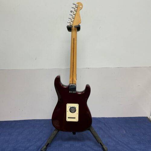 Used Fender Standard Lefty Left Handed Strat Stratocaster Electric Guitar Made in Mexico 2006 60th Anniversary Midnight Wine - Image 11
