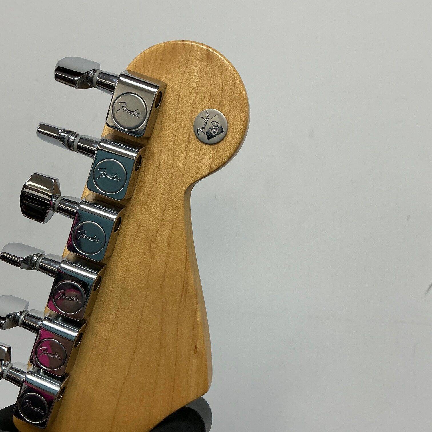 Used Fender Standard Lefty Left Handed Strat Stratocaster Electric Guitar Made in Mexico 2006 60th Anniversary Midnight Wine - Image 14