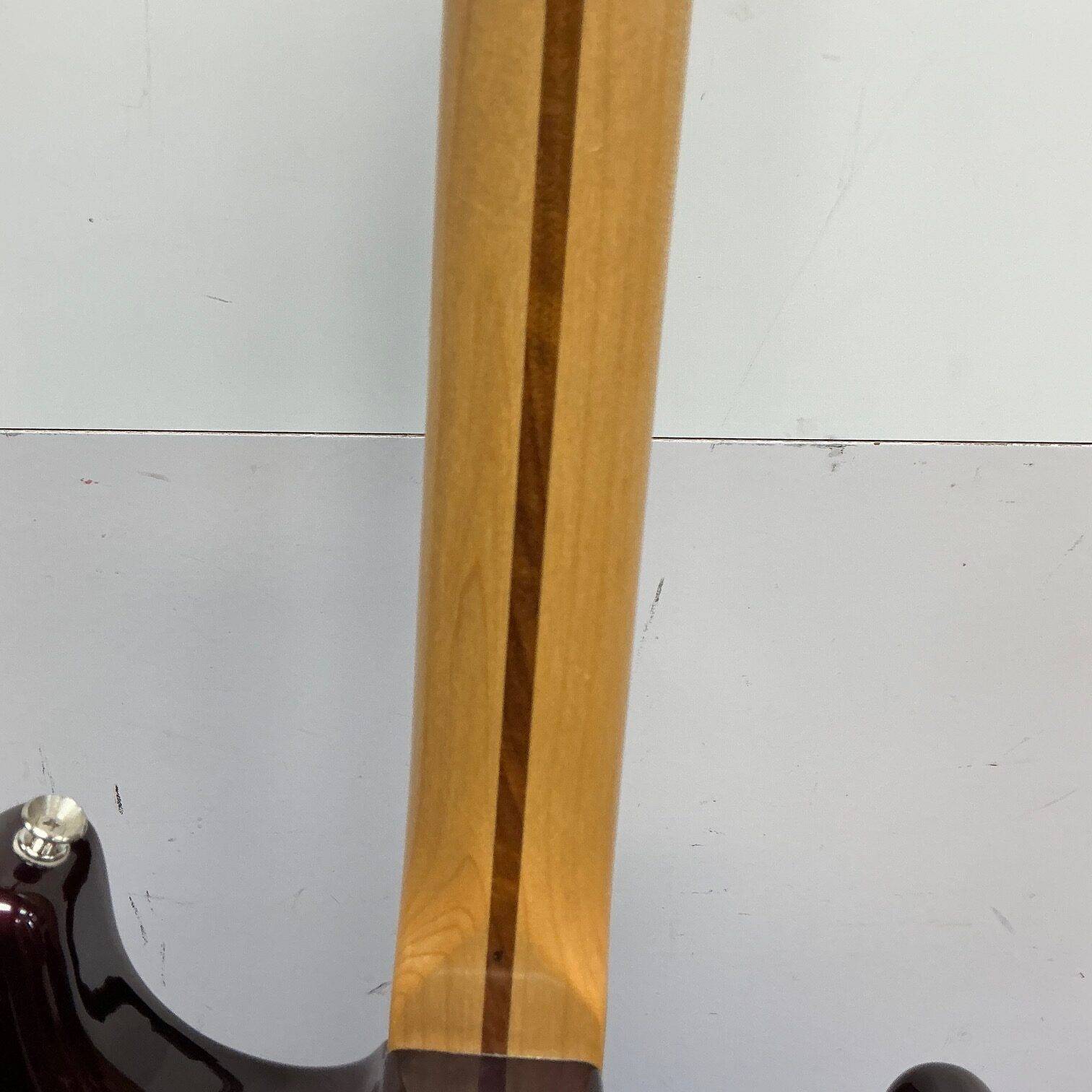 Used Fender Standard Lefty Left Handed Strat Stratocaster Electric Guitar Made in Mexico 2006 60th Anniversary Midnight Wine - Image 16