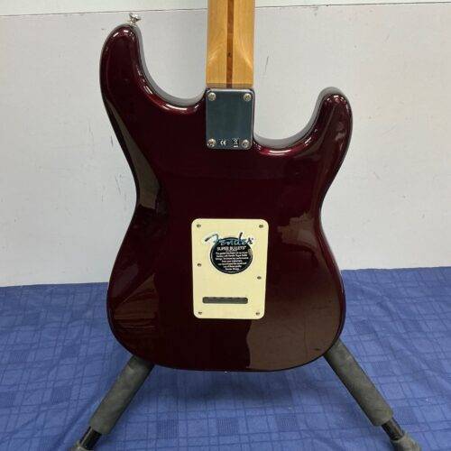 Used Fender Standard Lefty Left Handed Strat Stratocaster Electric Guitar Made in Mexico 2006 60th Anniversary Midnight Wine - Image 17