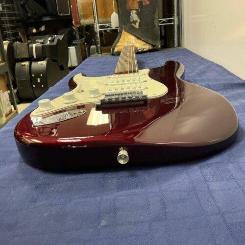 Used Fender Standard Lefty Left Handed Strat Stratocaster Electric Guitar Made in Mexico 2006 60th Anniversary Midnight Wine - Image 20