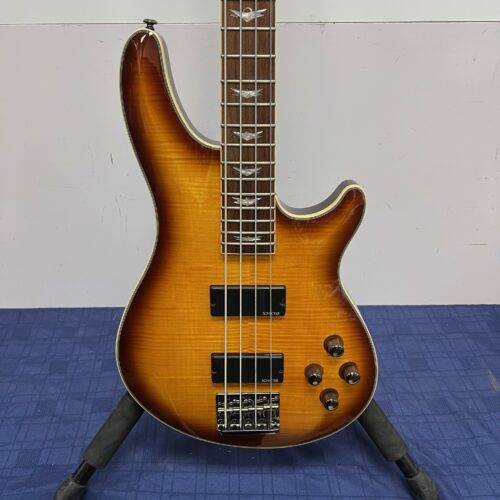 Used Schecter Omen Extreme 4-String Active Electric Bass Guitar - Image 7
