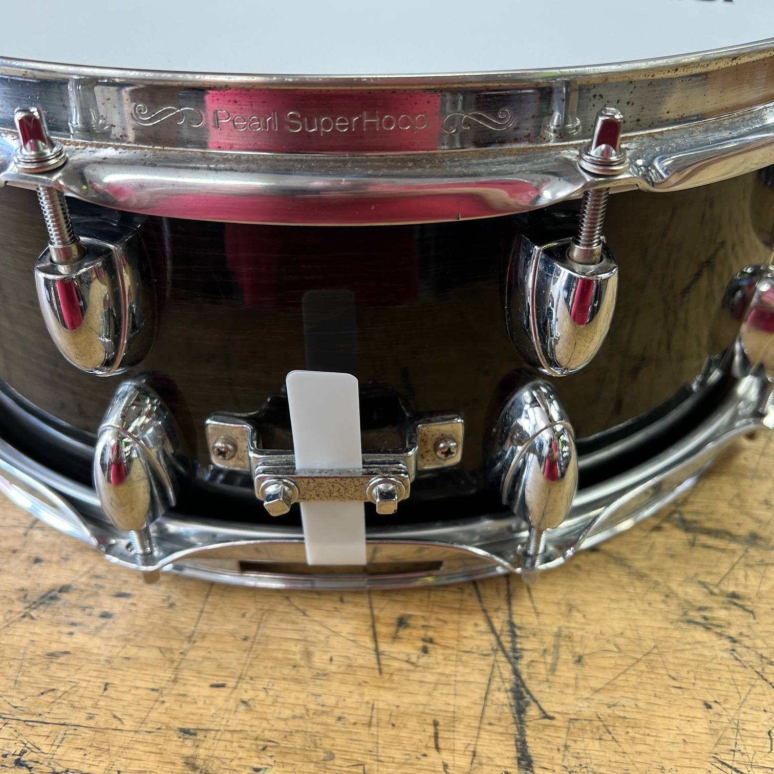 Used Yamaha NSD085A Oak Custom 14" x 5.5" Snare Drum Made in Japan - Image 4