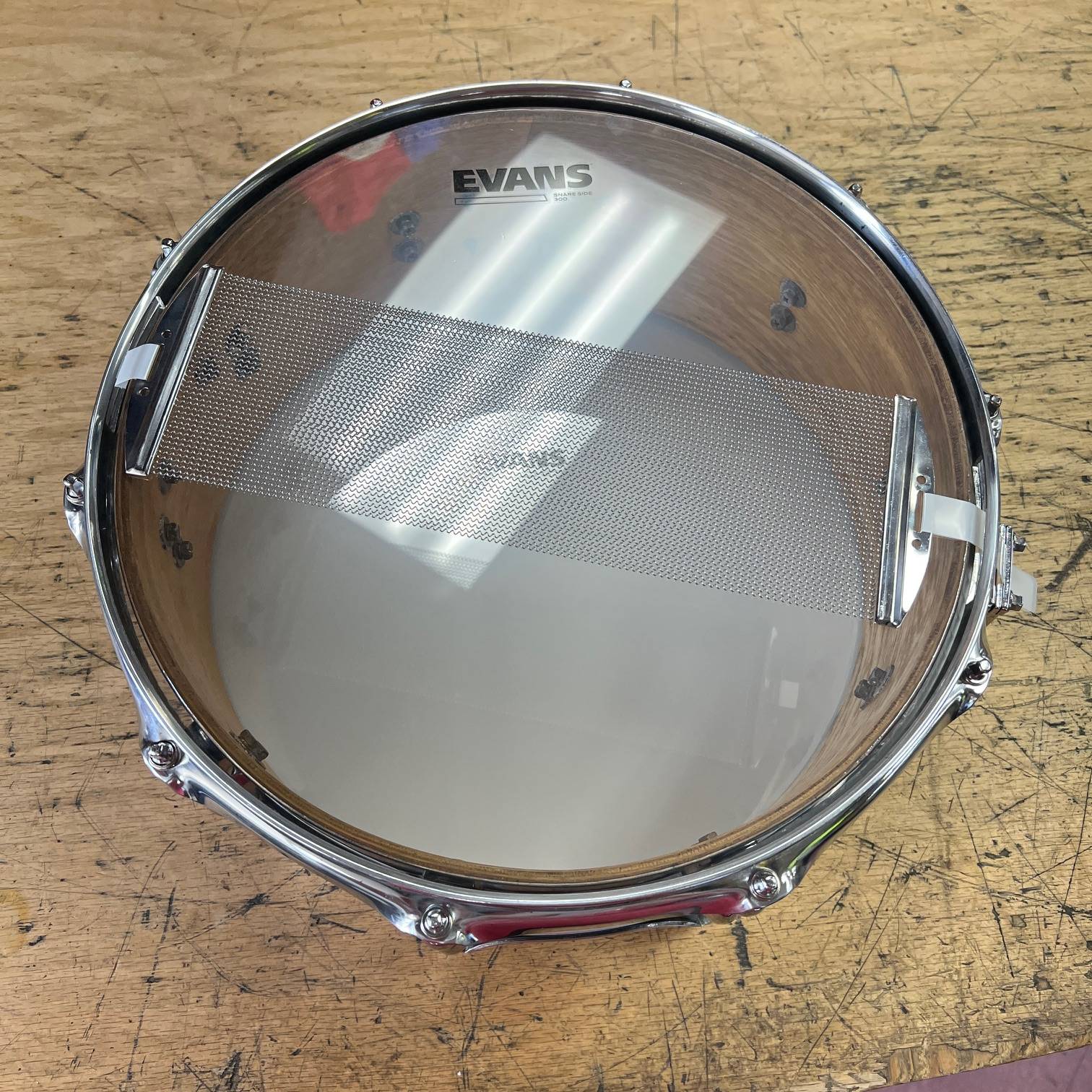 Used Yamaha NSD085A Oak Custom 14" x 5.5" Snare Drum Made in Japan - Image 9