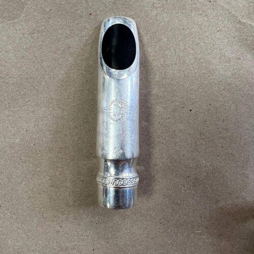 Used Selmer Paris C* C Star Metal Alto Sax Saxophone Mouthpiece with Cap & Ligature - Image 3