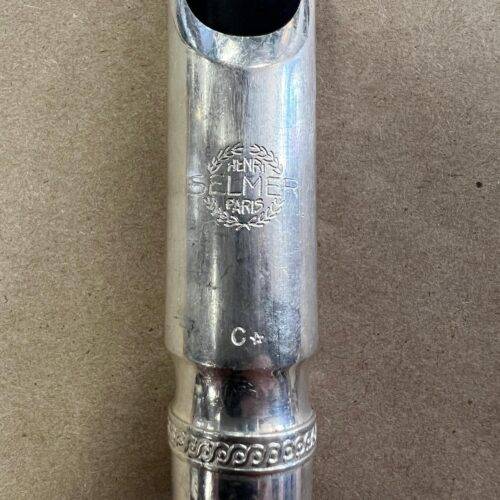 Used Selmer Paris C* C Star Metal Alto Sax Saxophone Mouthpiece with Cap & Ligature - Image 4