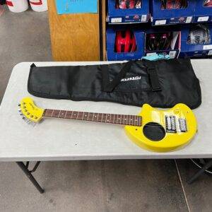 Used Fernandes ZO-3 Electric Guitar with Built in Amp Speaker and Gig Bag Made in Japan