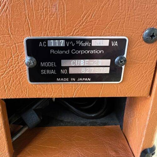 Vintage Roland Cube 20 Guitar Combo Amp Amplifier Made in Japan - Image 10