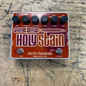 Used Electro Harmonix Holy Stain Distortion / Reverb / Pitch / Tremolo Multi-Effect Guitar Pedal