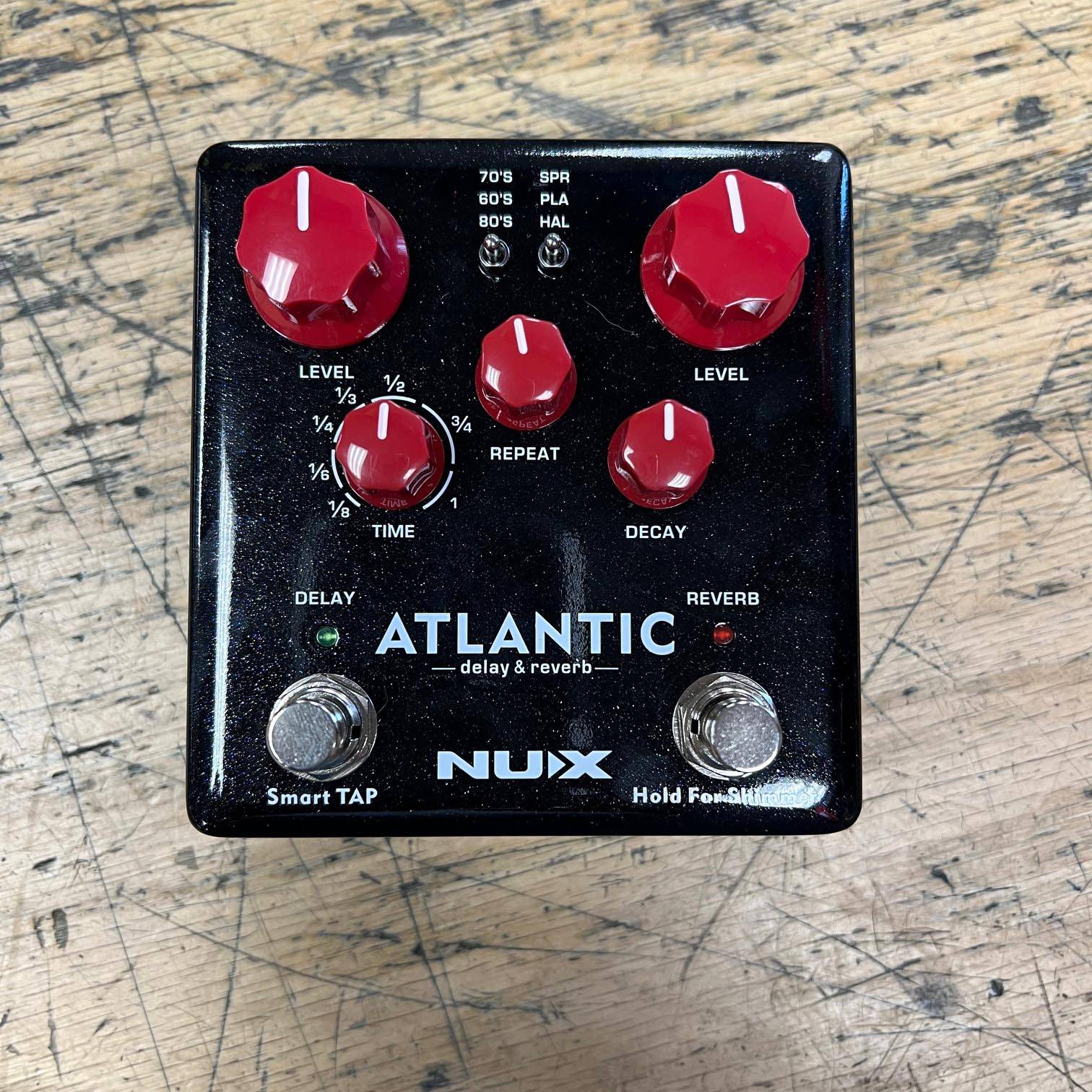 Used NUX NDR-5 Verdugo Series Atlantic Delay & Reverb Guitar Pedal with Original Box and Manual - Image 4