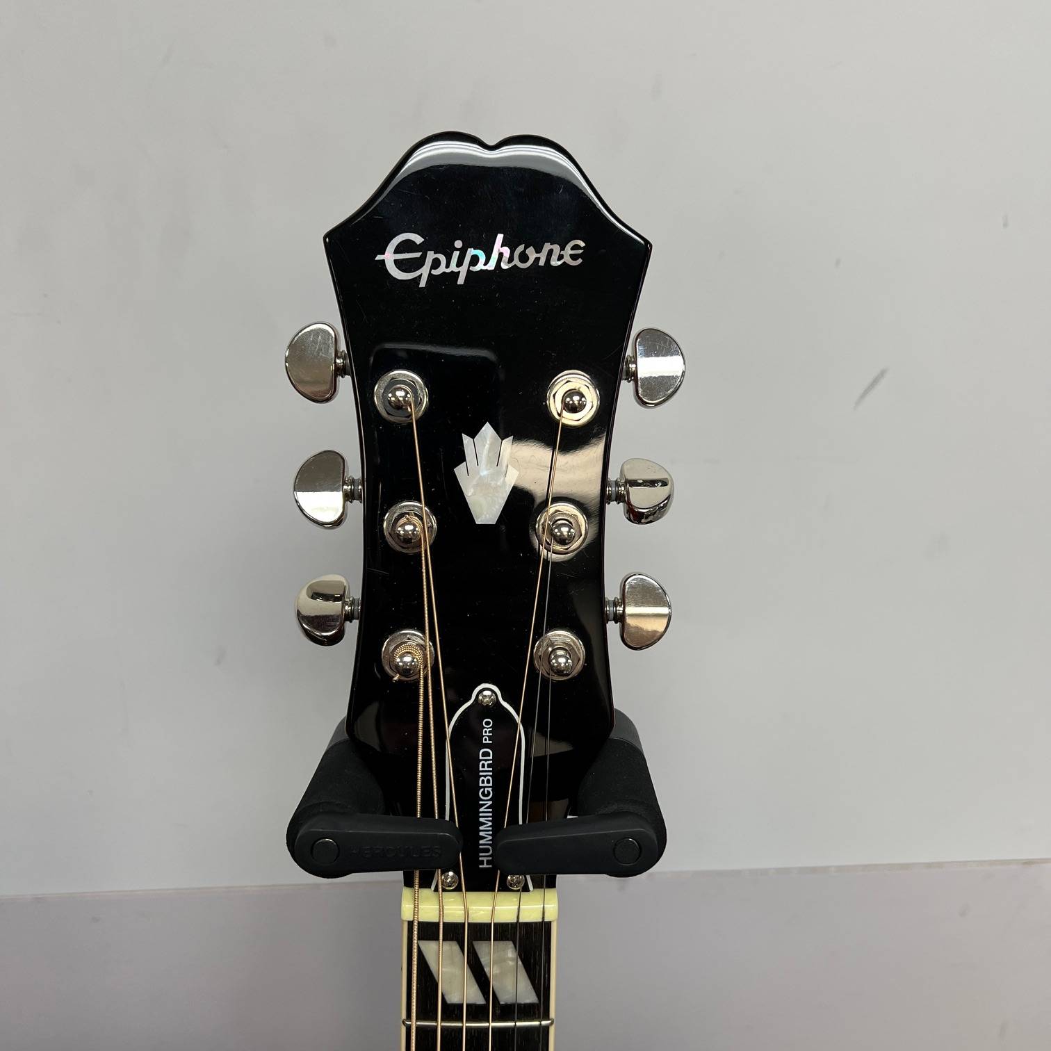 Used Epiphone Hummingbird Pro FC 6-String Acoustic Electric Guitar Faded Cherry - Image 3