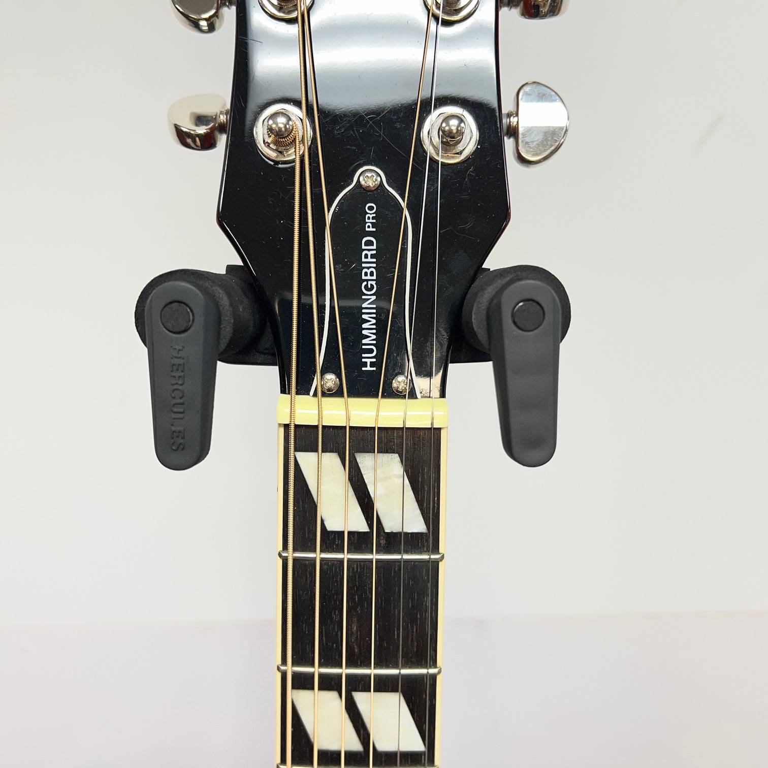 Used Epiphone Hummingbird Pro FC 6-String Acoustic Electric Guitar Faded Cherry - Image 4