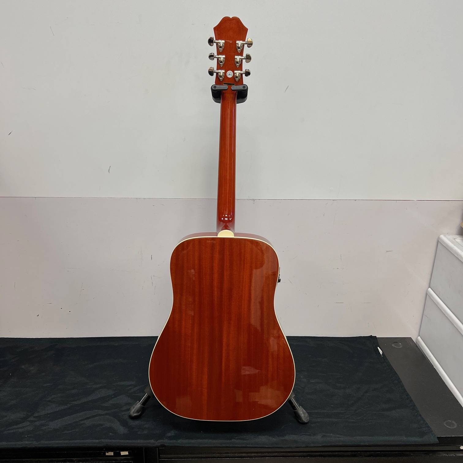 Used Epiphone Hummingbird Pro FC 6-String Acoustic Electric Guitar Faded Cherry - Image 12